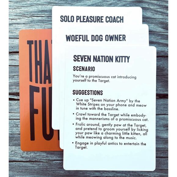 That’s NOT Funny! Ridiculous Role Play Party Game – Sealed, Ages 17+ - Picture 6 of 10